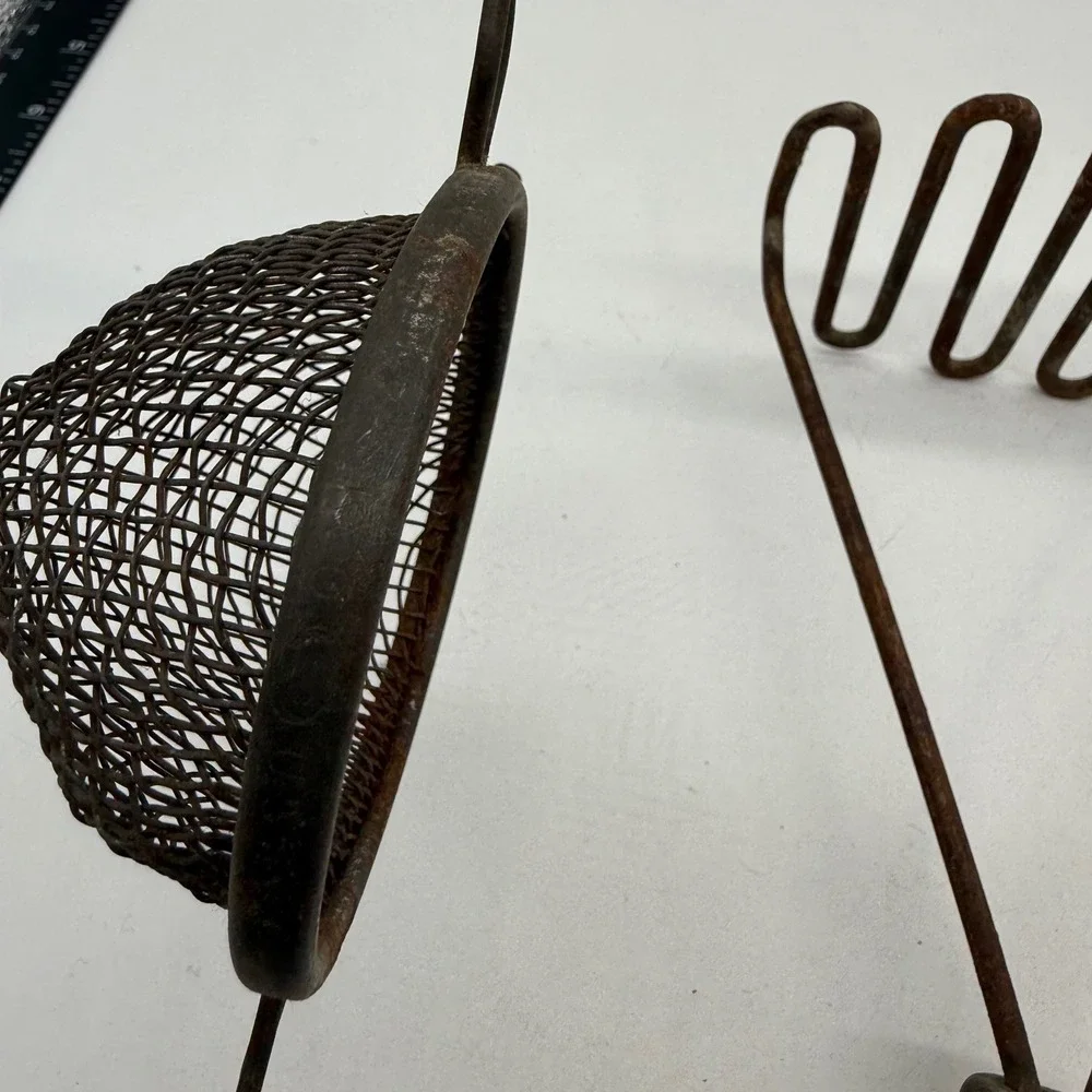 Vintage Antique Primitive Kitchen Tool Lot Potato Masher Meat Mallet Strainer
